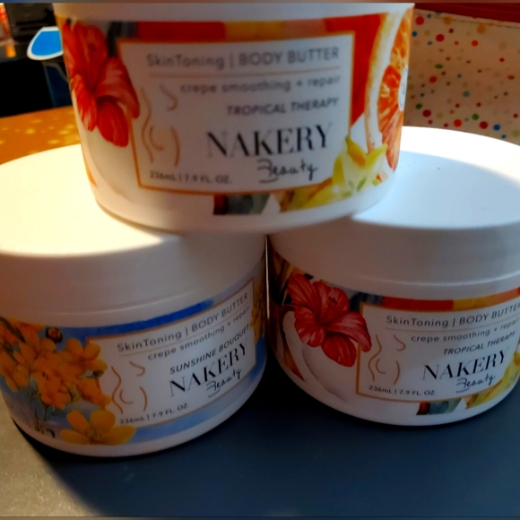 Nakery Skincare Nakery Skin Toning Crep Smoothing Body Butter Trio